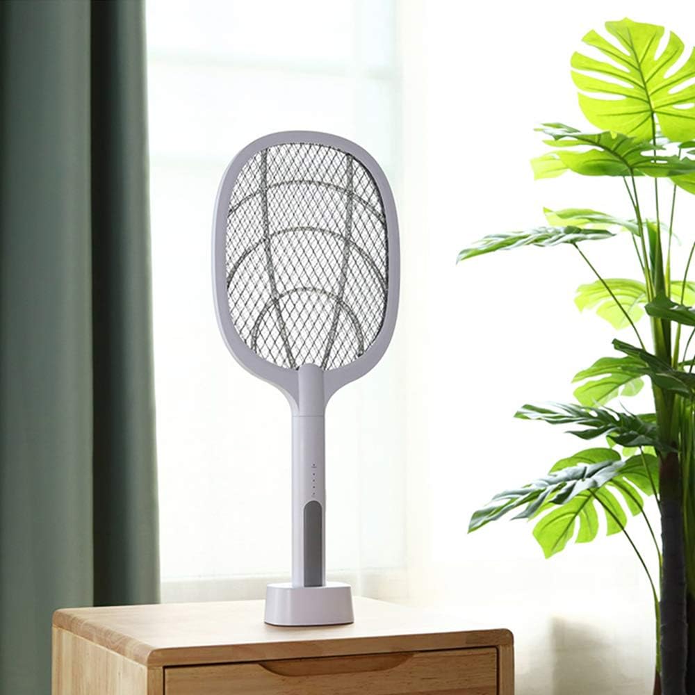 Mata Mosquitos Eléctrico 2 en 1 con Luz LED y Malla de Seguridad - 3 Capas